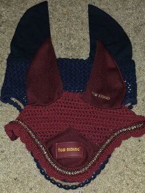 Pony Ear Bonnet Maroon